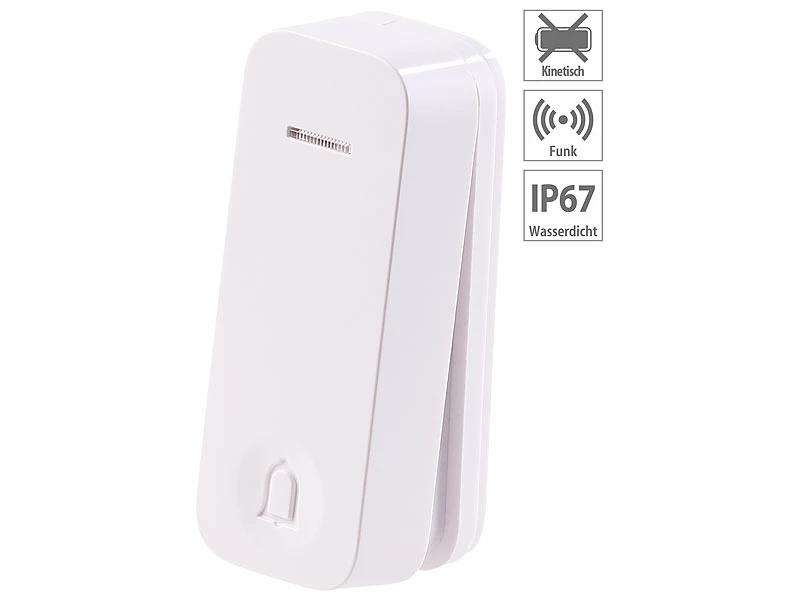 CASAcontrol Türklingeln:Kinetischer Funk-Taster Für Empfänger-Serie KFS-150, IP67 1 CASAcontrol Türklingeln:Kinetischer Funk-Taster Für Empfänger-Serie KFS-150, IP67