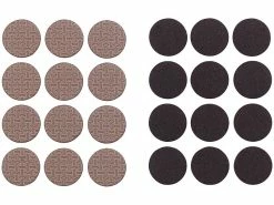 AGT Filzunterlagen:110-teiliges Filzgleiter- Und Möbelpuffer-Set, Selbstklebend, Braun -Haushalt Verkäufe nx7839 4
