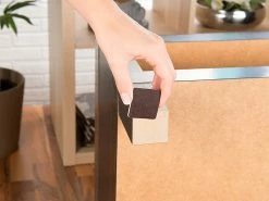 AGT Filzunterlagen:110-teiliges Filzgleiter- Und Möbelpuffer-Set, Selbstklebend, Braun -Haushalt Verkäufe nx7839 9