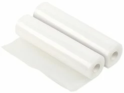 Rosenstein & Söhne Vakuumierfolie:2 Profi-Folienrollen Für Balken-Vakuumierer, 28 X 500 Cm