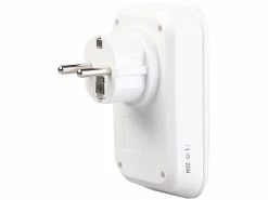 CASAcontrol Funkgong Steckdose:Steckdosen-Funkklingel Für Kinetische Funk-Taster, Mit 230-V-Steckdose -Haushalt Verkäufe nx7872 5