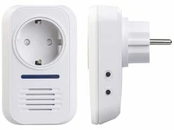 CASAcontrol Funkgong Steckdose:Steckdosen-Funkklingel Für Kinetische Funk-Taster, Mit 230-V-Steckdose -Haushalt Verkäufe nx7872 7