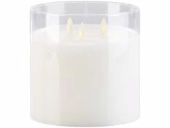 Britesta LED Kerze 3 Flammig:2er-Set LED-Echtwachs-Kerzen Im Windglas Mit 3 Beweglichen Flammen 14 Britesta LED Kerze 3 Flammig:2er-Set LED-Echtwachs-Kerzen Im Windglas Mit 3 Beweglichen Flammen -Haushalt Verkäufe nx8135 3
