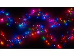 Lunartec Büschellichterkette Bunt:LED-Büschel-Lichterkette Mit 300 RGB-LEDs & Timer-Funktion, IP44, 3 M -Haushalt Verkäufe nx8208 0