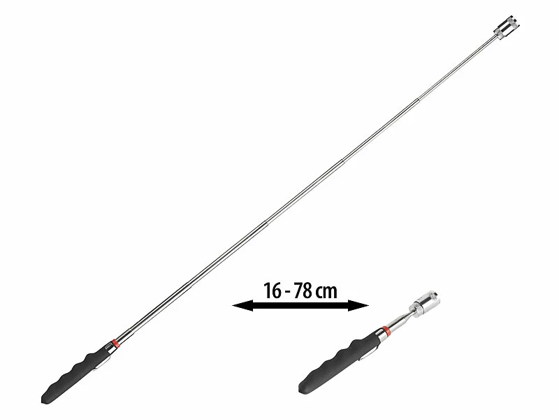 AGT Magnetstab:Teleskop-Werkzeug-Set Mit Spiegel, Magnet-Heber & LED-Leuchte, 3-tlg. 5 AGT Magnetstab:Teleskop-Werkzeug-Set Mit Spiegel, Magnet-Heber & LED-Leuchte, 3-tlg. – Bild 5