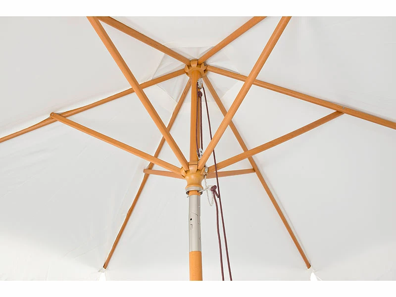 Royal Gardineer Parasol-Sonnenschirm:2er-Set Neigbare Sonnenschirme Mit Holzgestell, Ø 3 M, Beige 6 Royal Gardineer Parasol-Sonnenschirm:2er-Set Neigbare Sonnenschirme Mit Holzgestell, Ø 3 M, Beige – Bild 6