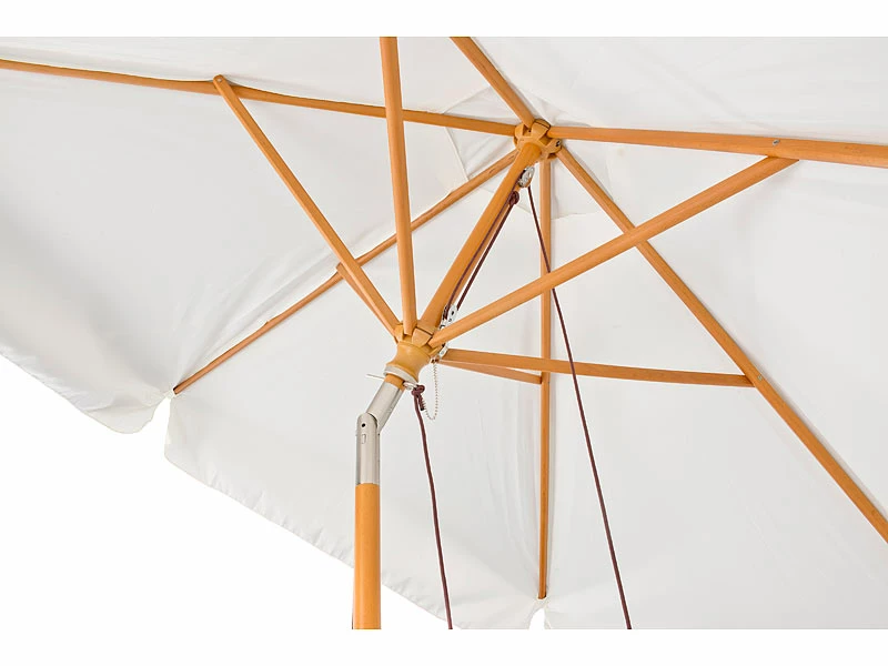 Royal Gardineer Parasol-Sonnenschirm:2er-Set Neigbare Sonnenschirme Mit Holzgestell, Ø 3 M, Beige 7 Royal Gardineer Parasol-Sonnenschirm:2er-Set Neigbare Sonnenschirme Mit Holzgestell, Ø 3 M, Beige – Bild 7