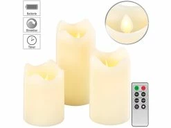 Britesta Wachskerzen:6er-Set Dimmbare LED-Echtwachskerzen, Bewegliche Flamme, Fernbedienung 20 Britesta Wachskerzen:6er-Set Dimmbare LED-Echtwachskerzen, Bewegliche Flamme, Fernbedienung -Haushalt Verkäufe nx8398 13