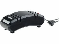 Rosenstein & Söhne Schleifstein Elektrisch:Elektrischer Keramik-Schleifer Für Stahlmesser, Grob- & Fein, 180 Watt -Haushalt Verkäufe nx8562 2