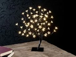 Lunartec LED Bäumchen:LED-Baum Mit 64 Beleuchteten Blüten, 45 Cm, IP44, Für Innen & Außen -Haushalt Verkäufe nx8802 6