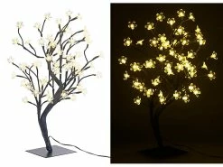 Lunartec LED Bäumchen:LED-Baum Mit 64 Beleuchteten Blüten, 45 Cm, IP44, Für Innen & Außen