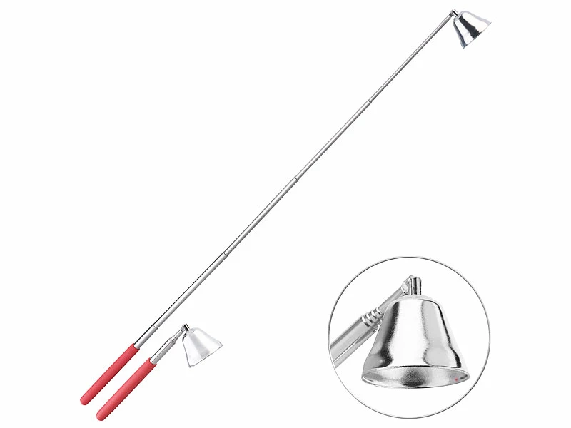 Britesta Kerzen Löschglocke:3er-Set Edelstahl-Kerzenlöscher Mit Teleskop-Griff Bis 62 Cm 1 Britesta Kerzen Löschglocke:3er-Set Edelstahl-Kerzenlöscher Mit Teleskop-Griff Bis 62 Cm