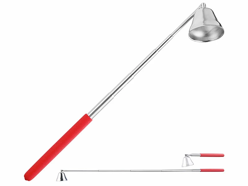 Britesta Kerzen Löschglocke:3er-Set Edelstahl-Kerzenlöscher Mit Teleskop-Griff Bis 62 Cm 2 Britesta Kerzen Löschglocke:3er-Set Edelstahl-Kerzenlöscher Mit Teleskop-Griff Bis 62 Cm – Bild 2