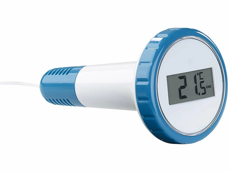 Infactory Wasserthermometer:Digitales Teich- Und Poolthermometer Mit LCD-Funk-Empfänger, IPX8 6 Infactory Wasserthermometer:Digitales Teich- Und Poolthermometer Mit LCD-Funk-Empfänger, IPX8 – Bild 6