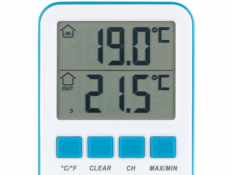 Infactory Wasserthermometer:Digitales Teich- Und Poolthermometer Mit LCD-Funk-Empfänger, IPX8 4 Infactory Wasserthermometer:Digitales Teich- Und Poolthermometer Mit LCD-Funk-Empfänger, IPX8 – Bild 4