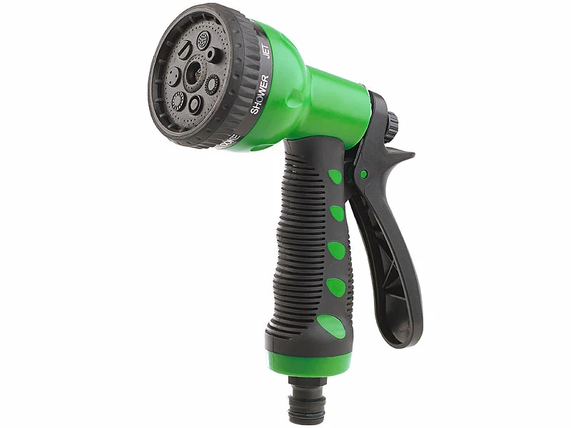 Royal Gardineer Gartenbrause:Brause Für Gartenschläuche Mit 9 Wasserstrahl-Einstellungen 2 Royal Gardineer Gartenbrause:Brause Für Gartenschläuche Mit 9 Wasserstrahl-Einstellungen – Bild 2