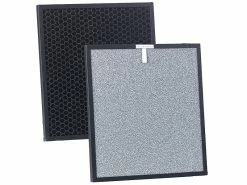 Sichler Haushaltsgeräte Sichler Ionenluftreiniger:2in1-Filter Für Luftreiniger LR-600 & -650, Aktivkohle Und Katalysator