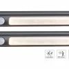 Luminea Küchenunterbauleuchte:2er-Set LED-Schrankleuchte, PIR- & Lichtsensor, 0,6 W, 25 Lm, 3000 K