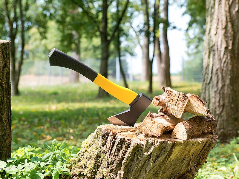 Semptec Urban Survival Technology Semptec Axt:Universal-Beil Mit Fiberglas-Stiel Und Gummiertem Griff, 600 G 3 Semptec Urban Survival Technology Semptec Axt:Universal-Beil Mit Fiberglas-Stiel Und Gummiertem Griff, 600 G – Bild 3