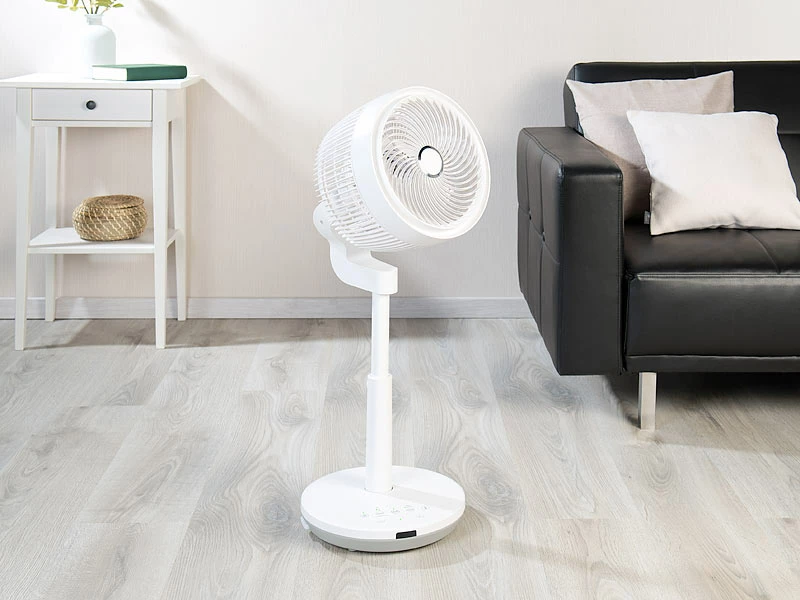 Sichler Haushaltsgeräte Sichler Zimmer-Ventilator:Höhenverstellbarer 3D-Raumventilator & Luftzirkulator, Ø 22 Cm, 60 W 9 Sichler Haushaltsgeräte Sichler Zimmer-Ventilator:Höhenverstellbarer 3D-Raumventilator & Luftzirkulator, Ø 22 Cm, 60 W – Bild 9