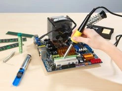 AGT Loetkolben:Lötkolben-Set Mit Austauschbarer Lötspitze Und 20 G Feinlot, 30 Watt -Haushalt Verkäufe pe8770 1