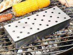 Rosenstein & Söhne Räucherdose:Räucherbox Aus Rostfreiem Edelstahl, Für Gas- Und Holzkohlegrills -Haushalt Verkäufe pv8655 3