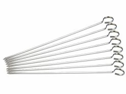 Rosenstein & Söhne Schaschlikspieß-Set:Schaschlik-Grillspieße Aus Edelstahl Im Günstigen 16er-Set, Je 31 Cm -Haushalt Verkäufe pv8657 2