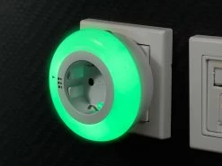 Revolt Steckdosenleuchte:LED-Nachtlicht Mit Dämmerungssensor Und Steckdose, 3 Farben, 3er-Set -Haushalt Verkäufe px1997 4