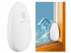 VisorTech Hausalarm:14-teilige GSM-Alarmanlage Mit App, Funk- & Handynetz-Anbindung -Haushalt Verkäufe px3950 6