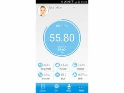 Newgen Medicals Personenwaage:6in1-Körperanalysewaage Mit Bluetooth 4.0, App Für Android & IOS -Haushalt Verkäufe px8827 3