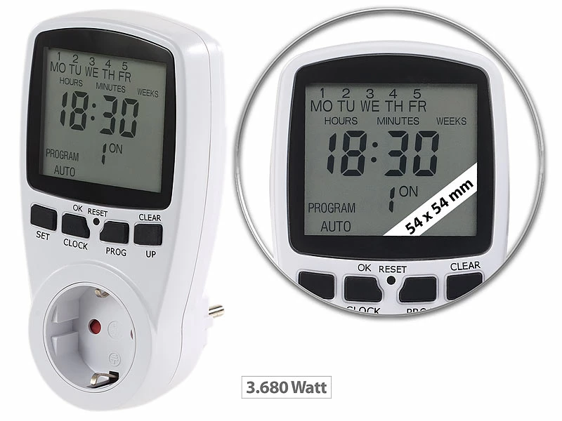 Revolt Schaltzeituhr:Digitale Zeitschaltuhr Mit XXL-Display Und Minutengenauer Schaltung 1 Revolt Schaltzeituhr:Digitale Zeitschaltuhr Mit XXL-Display Und Minutengenauer Schaltung