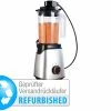 Rosenstein & Söhne Mixer Mit Vakuumpumpen:2in1-Vakuum-Mixer Mit 3 Stufen & 4 Klingen, Versandrückläufer