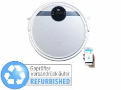 Sichler Haushaltsgeräte Sichler WLAN Reinigungs-Roboter:WLAN-Staubsauger-Roboter Versandrückläufer
