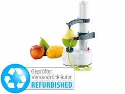Rosenstein & Söhne Apfelschäler Elektrisch:Elektrischer Obst- Und Gemüseschäle (Versandrückläufer)