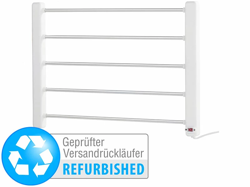 Sichler Haushaltsgeräte Sichler Handtuchheizung:Elektrisch Beheizbarer Handtuchwärmer (Versandrückläufer) 1 Sichler Haushaltsgeräte Sichler Handtuchheizung:Elektrisch Beheizbarer Handtuchwärmer (Versandrückläufer)