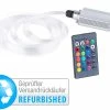 Lunartec LED Himmel:Glasfaser-RGB-LED-Sternenhimmel Versandrückläufer