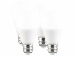 Luminea Kaltweiße LED-Lampen:4er-Set LED-Lampen E27 9W (ers. 75W) 3-stufig Dimmbar 830lm Tageslicht -Haushalt Verkäufe zx1322 5