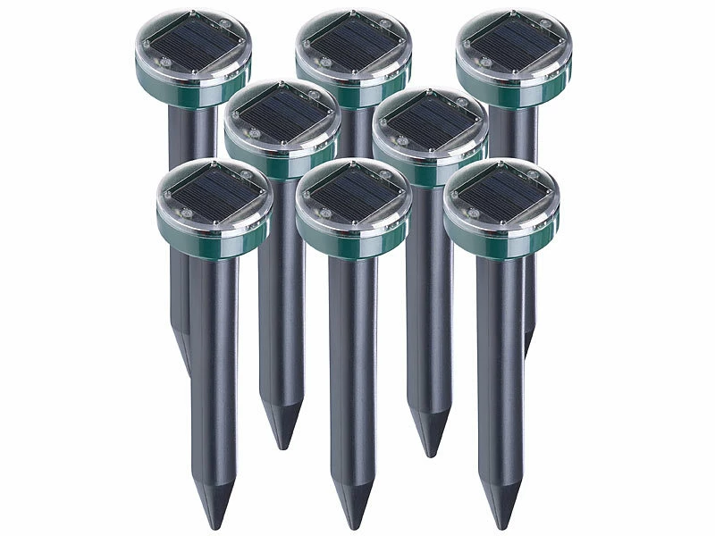 Royal Gardineer Wühlmausschreck:8er-Set Umweltfreundlicher Solar-Maulwurffrei Mit Akku, 400 Hz, IP44 3 Royal Gardineer Wühlmausschreck:8er-Set Umweltfreundlicher Solar-Maulwurffrei Mit Akku, 400 Hz, IP44 – Bild 3