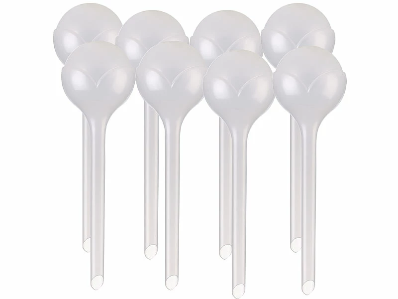 Royal Gardineer Wasserspender Für Blumen:8er-Set Gießfrei-Bewässerungskugeln, Kunststoff, Transparent, Ø 8,5 Cm 2 Royal Gardineer Wasserspender Für Blumen:8er-Set Gießfrei-Bewässerungskugeln, Kunststoff, Transparent, Ø 8,5 Cm – Bild 2