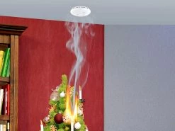 VisorTech Rauchmelder Vernetzt:Vernetzbarer Funk-Hitze- & Rauchwarnmelder RWM-460.f, 85 DB, 10er-Set -Haushalt Verkäufe zx2510 4