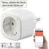 Luminea Home Control Elesion App:WLAN-Steckdose Mit Energiekostenmesser, App Und Sprachsteuerung