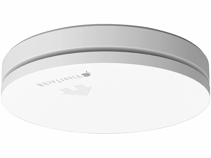 VisorTech Optische Rauchwarnmelder:3er-Set Fotoelektrische Slim-Rauchwarnmelder, 10-Jahres-Batterie, VDS 5 VisorTech Optische Rauchwarnmelder:3er-Set Fotoelektrische Slim-Rauchwarnmelder, 10-Jahres-Batterie, VDS – Bild 5