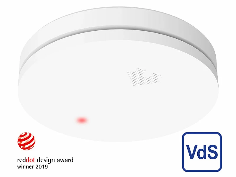 VisorTech Optische Rauchwarnmelder:3er-Set Fotoelektrische Slim-Rauchwarnmelder, 10-Jahres-Batterie, VDS 10 VisorTech Optische Rauchwarnmelder:3er-Set Fotoelektrische Slim-Rauchwarnmelder, 10-Jahres-Batterie, VDS – Bild 10
