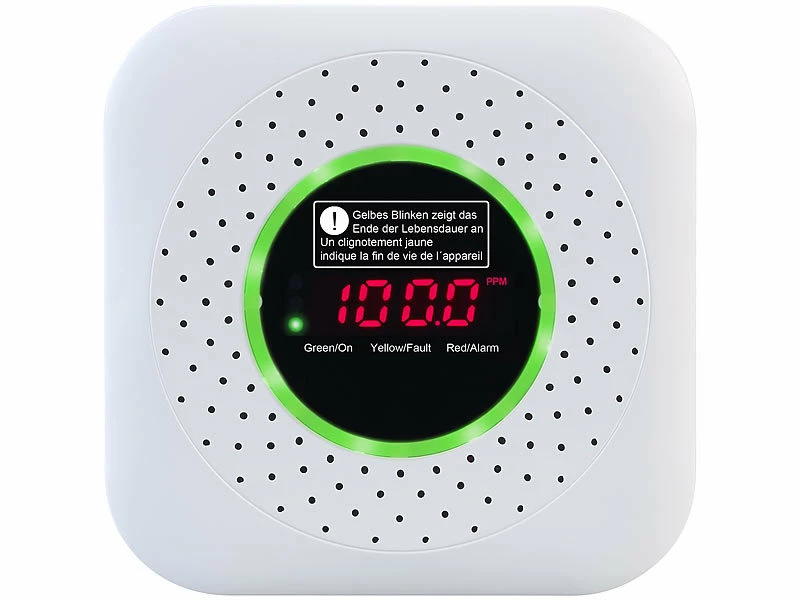 VisorTech Gaswarnmelder:Steckdosen-Multi-Gasmelder Für Erdgas, Autogas Und Flüssiggas, 85 DB 9 VisorTech Gaswarnmelder:Steckdosen-Multi-Gasmelder Für Erdgas, Autogas Und Flüssiggas, 85 DB – Bild 9