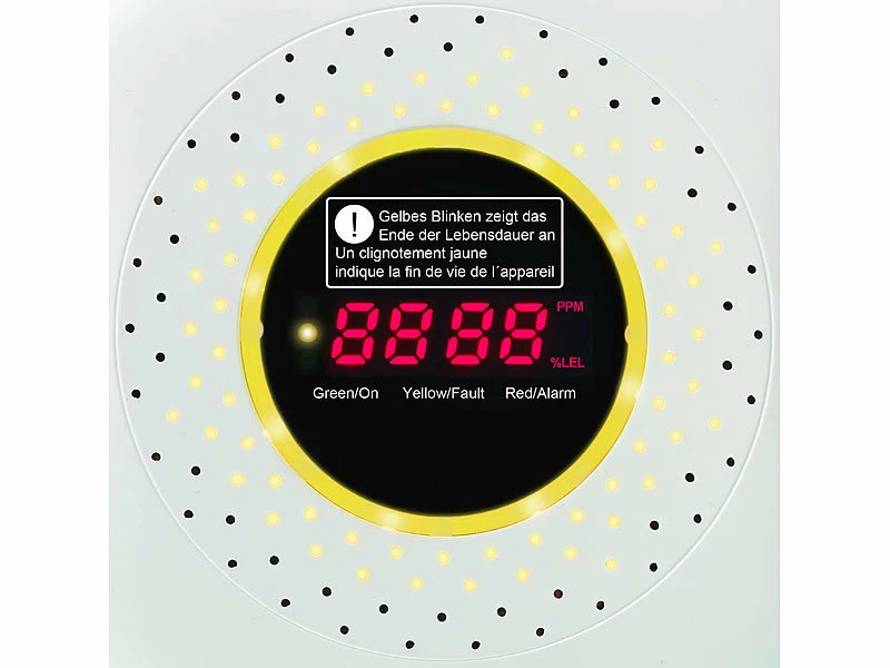 VisorTech Gaswarnmelder:Steckdosen-Multi-Gasmelder Für Erdgas, Autogas Und Flüssiggas, 85 DB 7 VisorTech Gaswarnmelder:Steckdosen-Multi-Gasmelder Für Erdgas, Autogas Und Flüssiggas, 85 DB – Bild 7