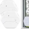 VisorTech Glasbruch Alarm:2er-Set Extradünne Glasbruchmelder, 2 Stufen, 95 DB, 54 Monate