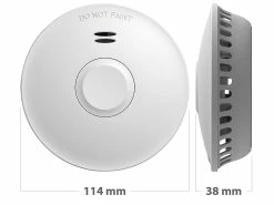 VisorTech Rauchmelder Koppelbar:Vernetzbarer Funk-Rauchmelder, 85 DB, VdS-zertifiziert, 10-J.-Batterie -Haushalt Verkäufe zx3043 7
