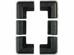 (0% MwSt) Revolt Solarpanel Halterungen:2 Montage-Sets Für Solarpanels Mit 18 - 40 Mm Alu-Rahmenstärke,schwarz -Haushalt Verkäufe zx3239 1