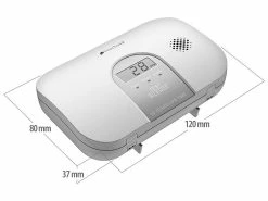 VisorTech CO Messgerät:Kohlenmonoxid-Melder, 10-Jahres-Sensor, Display, 85 DB, EN 50291 -Haushalt Verkäufe zx3259 6