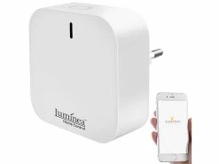 Luminea Home Control Bluetooth WLAN Bridge:WLAN-Gateway Mit Bluetooth-Mesh Für Smart-Home-Geräte Mit ELESION